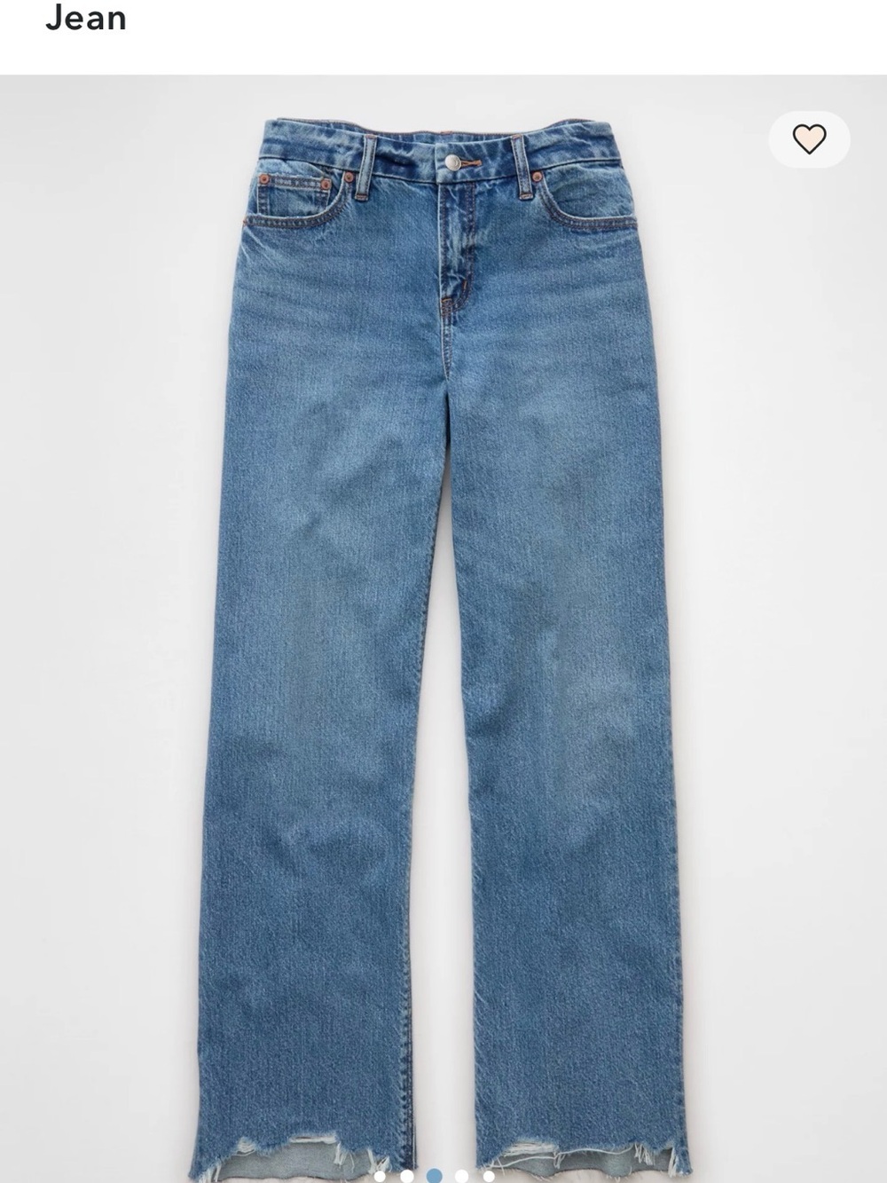 American Eagle Curvy High Waisted Stovepipe Jeans